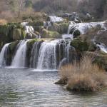 Krka Wasserfall von unten