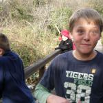 Patrick auf dem Wasserfallsteg