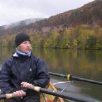 Kirstin im Ruderboot auf dem Main MDK08