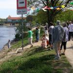 Machnower Schleuse mit Ruderern Proberudern 09