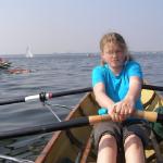 Ruderboote auf dem Mueggelsee 09