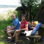 Ruderer beim Picknick Bodensee 09
