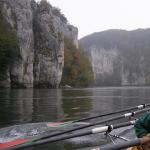 Ruderboot im Donaudurchbruch bei Kelheim D09