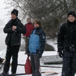 Ruderer Magdeburg Steg Winter 0809