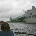 Ruderboot vor der Neptun Werft 09