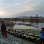 Höxter Ruderboote am Morgen W09