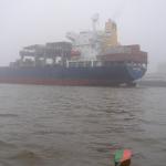 Schiffsverkehr auf der Unterweser W09