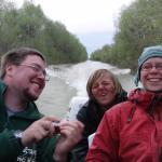 Abholung mit dem Motorboot DD10