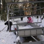 Anhaenger aus dem Schee buddeln C10