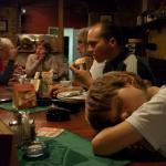 Abendessen in Melnik Moldau 2010