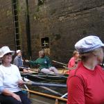 Ruderboote in Moldauschleuse Moldau 2010