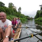 Kleinmachnower Vierer auf dem Teltowkanal Ra10