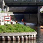 Ruderboote Wien Schleuse D11