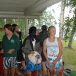 Ruderer im Gewitter auf Terasse S11Bl