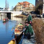 Ruderboote vor dem Malabar Brandenburg 2011