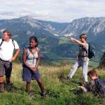 Ruderer beim Anstieg zum Kochofen Loipold 2011