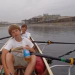 Hochmotivierte Kinderruderer Karlsruhe Rheinwanderfahrt 2011