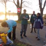 Schnackenburg Ruderer am Ziel November 2011