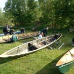 Boote aufriggern an der Fulda WM11