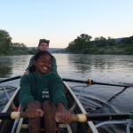 Start Wesermarathon Nirina Jens im Ruderzweier WM11