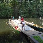 RC KST Vierer bei Birkenwerder am Steg 2012