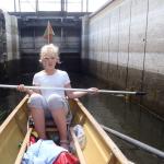 Vanessa in der Schleuse Havel 2012