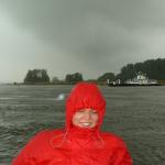 Wolly im Regen auf der Elbe USE2012