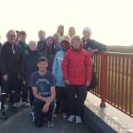 mannschaft auf der kanalbruecke USE2012