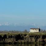 Einsames Haus in der Lagune Venedig 2012