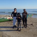 Ruderer am Strand bei Punta Sabbioni Venedig 2012