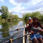 Ruderboot auf der Schwarzwasser Weichsel 2013