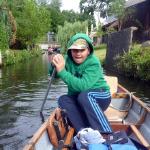 Hannes beim staken Dahme Spree 2013