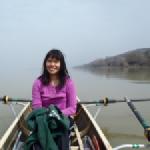 JiaJia im Nebel auf der Donau 2013