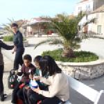 Eis essen in Kaprije Kroatien 2013