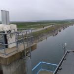 Umtragestelle am Wehr Barbarakanal 2013