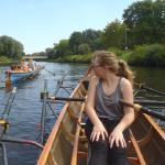 Schulerruderer Kant Gymnasium Teltow auf den Teltowkanal 2013