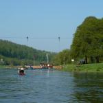 Hochseilfaehre Wesermarathon 2013