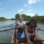 Kanal mit Baggern Donaudelta 2014