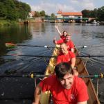 SPD Landtagsboot vor der Schleuse 2014