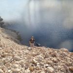 johanna ueber dem boot kroatien 2014