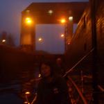 Schleuse Kleinmachnow Schleusen im Dunkeln 2014