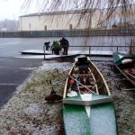 Ruderboote RC KST im Graupelschauer bei Hevella 2014