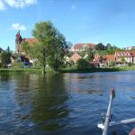 Havelberger Dom vom Ruderboot aus 2014