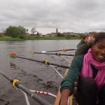 ruderboot auf der warthe kolo 2014