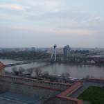 Bratislava von der Burg Donau 2015