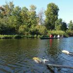 Gegenboot nach 50km Havelkanalmarathon 2015