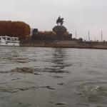 deutsches Eck im Koblenz vom Ruderboot aus 2015