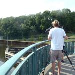 Kamerateam vom RBB auf der Schleusenbruecke RC KST 2015