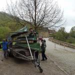 Boote abladen in Creuzburg 2015