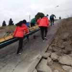 Anlegen Komarno Donau 2016